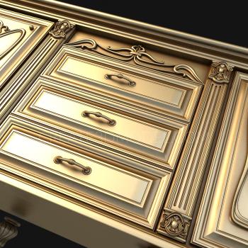 Chests of drawers (KMD_0108) 3D model for CNC machine